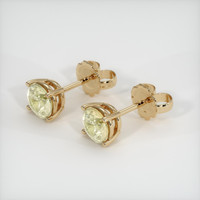 <span>1.88</span>&nbsp;<span class="tooltip-light">Ct.Tw.<span class="tooltiptext">Total Carat Weight</span></span> Sapphire Earrings, 14K Yellow Gold 3