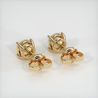 <span>1.88</span>&nbsp;<span class="tooltip-light">Ct.Tw.<span class="tooltiptext">Total Carat Weight</span></span> Sapphire Earrings, 14K Yellow Gold 4