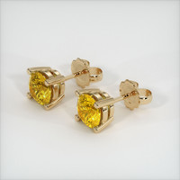 <span>1.59</span>&nbsp;<span class="tooltip-light">Ct.Tw.<span class="tooltiptext">Total Carat Weight</span></span> Sapphire Earrings, 14K Yellow Gold 3