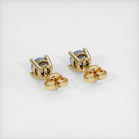 <span>0.60</span>&nbsp;<span class="tooltip-light">Ct.Tw.<span class="tooltiptext">Total Carat Weight</span></span> Sapphire Earrings, 14K Yellow Gold 4