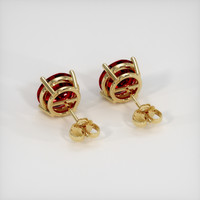 <span>1.50</span>&nbsp;<span class="tooltip-light">Ct.Tw.<span class="tooltiptext">Total Carat Weight</span></span> Ruby Earrings, 14K Yellow Gold 4