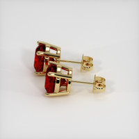 <span>0.78</span>&nbsp;<span class="tooltip-light">Ct.Tw.<span class="tooltiptext">Total Carat Weight</span></span> Ruby Earrings, 14K Yellow Gold 3