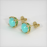 <span>1.00</span>&nbsp;<span class="tooltip-light">Ct.Tw.<span class="tooltiptext">Total Carat Weight</span></span> Gemstone Earrings, 14K Yellow Gold 2