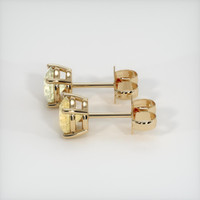 <span>1.88</span>&nbsp;<span class="tooltip-light">Ct.Tw.<span class="tooltiptext">Total Carat Weight</span></span> Sapphire Earrings, 18K Yellow Gold 2