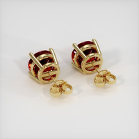 1.49 Ct.Tw. Ruby Earrings, 18K Yellow Gold 4