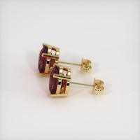 4.53 Ct.Tw. Gemstone Earrings, 18K Yellow Gold 3