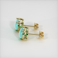 1.90 Ct.Tw. Gemstone Earrings, 18K Yellow Gold 3