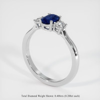 1.03 Ct. Sapphire Ring, Platinum 950 2