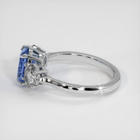 2.25 Ct. Blue Sapphire Ring, Platinum 950 4