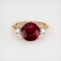 4.28 Ct. Ruby Ring, 14K Rose Gold 1