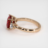 4.28 Ct. Ruby Ring, 14K Rose Gold 4