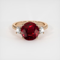 4.28 Ct. Ruby Ring, 18K Rose Gold 1