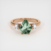 1.80 Ct. Sapphire Ring, 18K Rose Gold 1