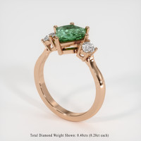 1.80 Ct. Sapphire Ring, 18K Rose Gold 2