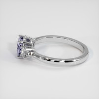 1.60 Ct. Violet Sapphire Ring, 10K White Gold 4