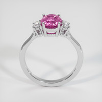 2.16 Ct. Pink Sapphire Ring, 10K White Gold 3