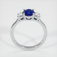 0.78 Ct. Sapphire Ring, 14K White Gold 3