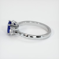 0.78 Ct. Sapphire Ring, 14K White Gold 4