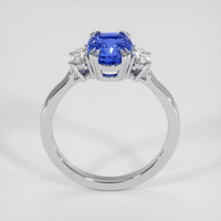 2.52 Ct. Blue Sapphire Ring, 14K White Gold 3