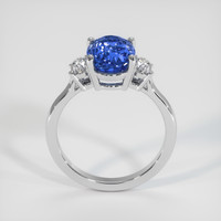 3.12 Ct. Sapphire Ring, 18K White Gold 3