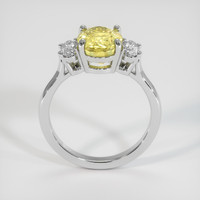 2.93 Ct. Sapphire Ring, 18K White Gold 3