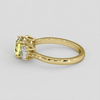 2.30 Ct. Bi Color / Parti Sapphire Ring, 10K Yellow Gold 4