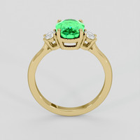 1.95 Ct. Green Paraiba Tourmaline Ring, 14K Yellow Gold 3
