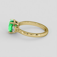1.95 Ct. Green Paraiba Tourmaline Ring, 14K Yellow Gold 4
