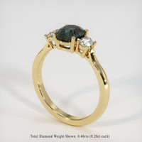 1.70 Ct. Sapphire Ring, 14K Yellow Gold 2