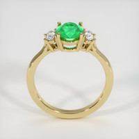 1.76 Ct. Emerald Ring, 18K Yellow Gold 3