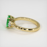 1.76 Ct. Emerald Ring, 18K Yellow Gold 4