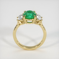 1.92 Ct. Emerald Ring, 18K Yellow Gold 3