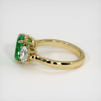 1.92 Ct. Emerald Ring, 18K Yellow Gold 4