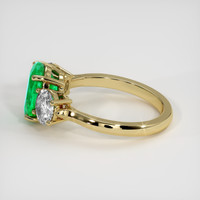 2.39 Ct. Emerald Ring, 18K Yellow Gold 4