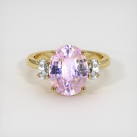 4.96 Ct. Sapphire Ring, 18K Yellow Gold 1