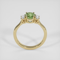 1.73 Ct. Green Sapphire Ring, 18K Yellow Gold 3