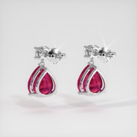 <span>3.94</span>&nbsp;<span class="tooltip-light">Ct.Tw.<span class="tooltiptext">Total Carat Weight</span></span> Gemstone Earrings, Platinum 950 4