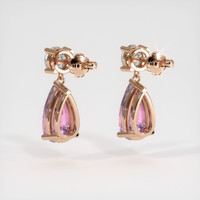 <span>3.48</span>&nbsp;<span class="tooltip-light">Ct.Tw.<span class="tooltiptext">Total Carat Weight</span></span> Gemstone Earrings, 14K Rose Gold 4