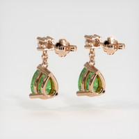 <span>2.20</span>&nbsp;<span class="tooltip-light">Ct.Tw.<span class="tooltiptext">Total Carat Weight</span></span> Gemstone Earrings, 14K Rose Gold 4