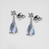 <span>1.65</span>&nbsp;<span class="tooltip-light">Ct.Tw.<span class="tooltiptext">Total Carat Weight</span></span> Blue Sapphire Earrings, 14K White Gold 4