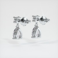 <span>1.66</span>&nbsp;<span class="tooltip-light">Ct.Tw.<span class="tooltiptext">Total Carat Weight</span></span> Sapphire Earrings, 14K White Gold 4