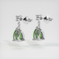 <span>2.20</span>&nbsp;<span class="tooltip-light">Ct.Tw.<span class="tooltiptext">Total Carat Weight</span></span> Gemstone Earrings, 14K White Gold 4