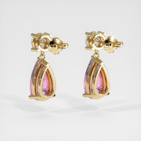 <span>3.48</span>&nbsp;<span class="tooltip-light">Ct.Tw.<span class="tooltiptext">Total Carat Weight</span></span> Gemstone Earrings, 14K Yellow Gold 4