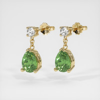 <span>2.20</span>&nbsp;<span class="tooltip-light">Ct.Tw.<span class="tooltiptext">Total Carat Weight</span></span> Gemstone Earrings, 14K Yellow Gold 3