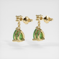 <span>2.20</span>&nbsp;<span class="tooltip-light">Ct.Tw.<span class="tooltiptext">Total Carat Weight</span></span> Gemstone Earrings, 14K Yellow Gold 4