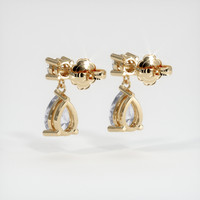 <span>1.66</span>&nbsp;<span class="tooltip-light">Ct.Tw.<span class="tooltiptext">Total Carat Weight</span></span> Sapphire Earrings, 18K Yellow Gold 4