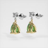 <span>2.20</span>&nbsp;<span class="tooltip-light">Ct.Tw.<span class="tooltiptext">Total Carat Weight</span></span> Gemstone Earrings, 14K Yellow & White 4