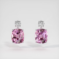 <span>3.87</span>&nbsp;<span class="tooltip-light">Ct.Tw.<span class="tooltiptext">Total Carat Weight</span></span> Gemstone Earrings, Platinum 950 1