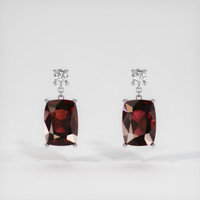 <span>4.78</span>&nbsp;<span class="tooltip-light">Ct.Tw.<span class="tooltiptext">Total Carat Weight</span></span> Gemstone Earrings, Platinum 950 1