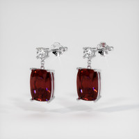 4.78 Ct.Tw. Gemstone Earrings, Platinum 950 3